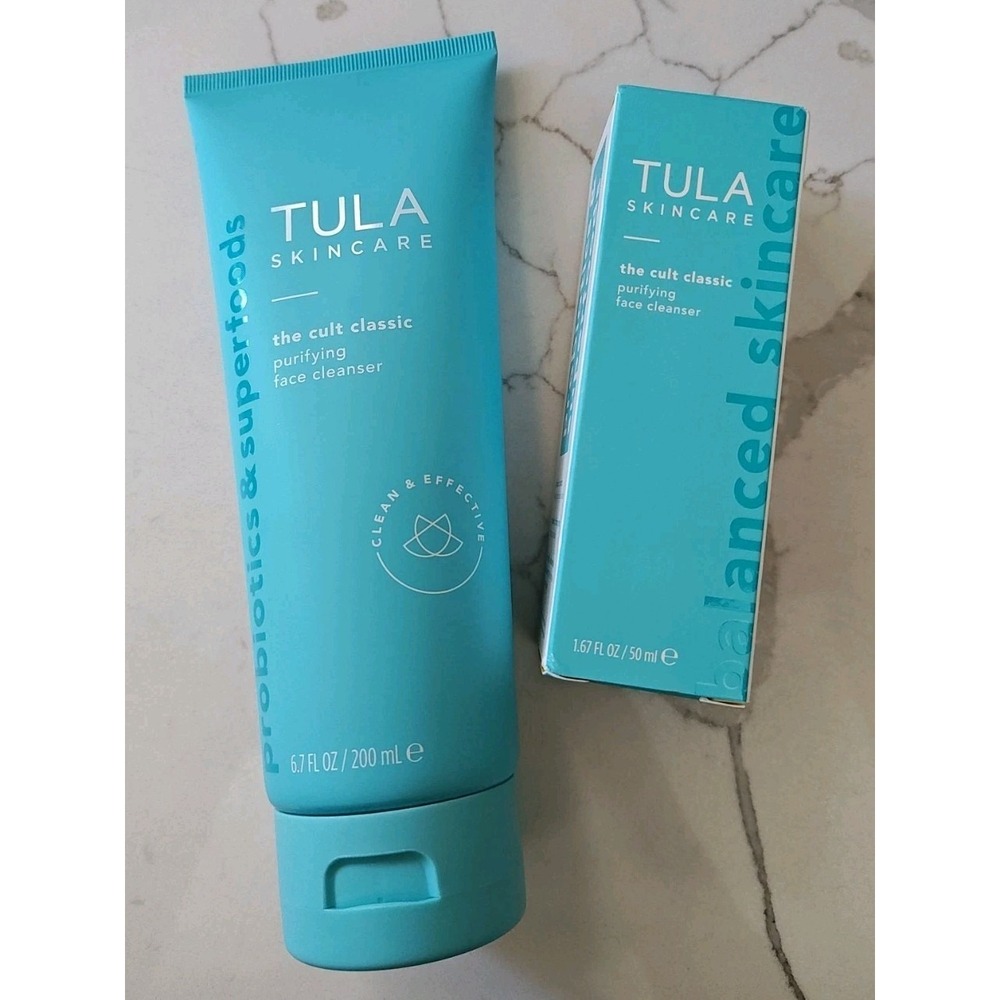 Tula Skin Care The Cult Classic Cleanser Set Supersize + Travel 6.7 oz + 1.67 oz